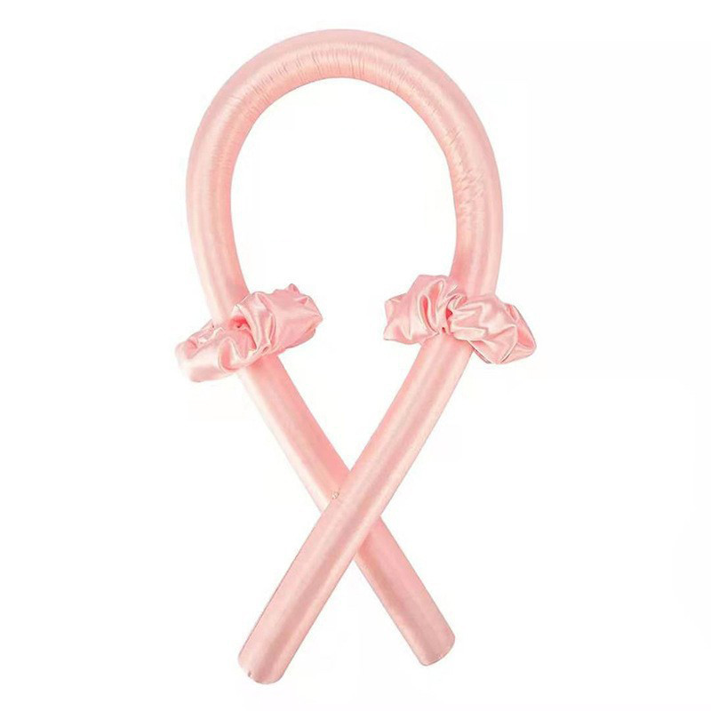 Nekarstoša matu ruļļa lente zīda meiteņu matu tērpi ruļļi slinki lokšķēres bez karstuma miega mīksta ruļļa galvas saite sieviešu veidošanai