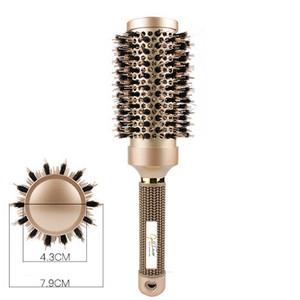 1 ΤΕΜ. Επαγγελματική χτένα κομμωτηρίου 4 μεγεθών Στρογγυλή χτένα μαλλιών Βούρτσες για μπούκλες κομμωτικής χτένα Κεραμική σιδερένια χτένα για βαρέλι