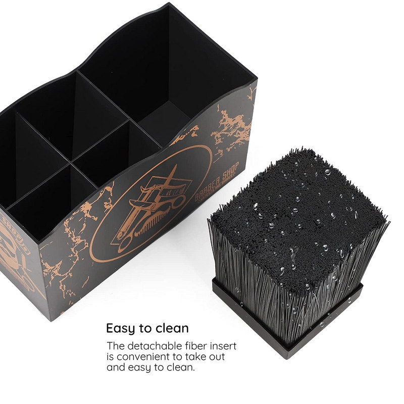 Kirpyklos įrankių laikymo dėžė 5 sluoksnių kirpyklos žirklės šukos segtukai, salono formavimo įrankiai, laikymo lentynos, kosmetikos tvarkyklės