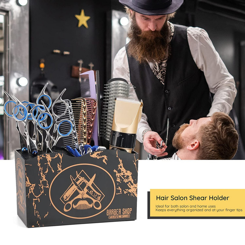 Kirpyklos įrankių laikymo dėžė 5 sluoksnių kirpyklos žirklės šukos segtukai, salono formavimo įrankiai, laikymo lentynos, kosmetikos tvarkyklės