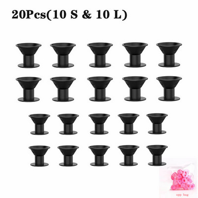 Mekani gumeni silikonski uvijač za kosu bez grijanja Twist valjci za kosu Stezaljke Ne ozljeđuju kovrče za kosu Alati za oblikovanje DIY Djevojka Dama 10/20 kom