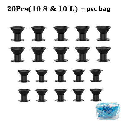 Mekani gumeni silikonski uvijač za kosu bez grijanja Twist valjci za kosu Stezaljke Ne ozljeđuju kovrče za kosu Alati za oblikovanje DIY Djevojka Dama 10/20 kom