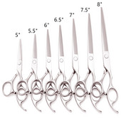 5" 5,5" 6" 7" 8" προσαρμοσμένο λογότυπο 440C Ψαλίδι κομμωτικής κοπής Αραίωση ψαλίδι μαλλιών Ψαλίδι για κατοικίδια Ψαλίδι Dropshipping C1006