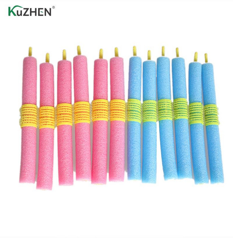 12 tk/5 tk pehme käsnvahuga juuksekoolutaja rullik Easy Curlring Styling Salon Juuksuri Juuksuri Soengu Keeramise Tööriistad