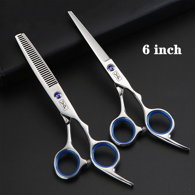 6-tollised juuksekäärid Professionaalsed juuksuri käärid juuksuri juuksekääride komplekt Salongi juukselõikus harvenduskäärid Jaapan 440C teras