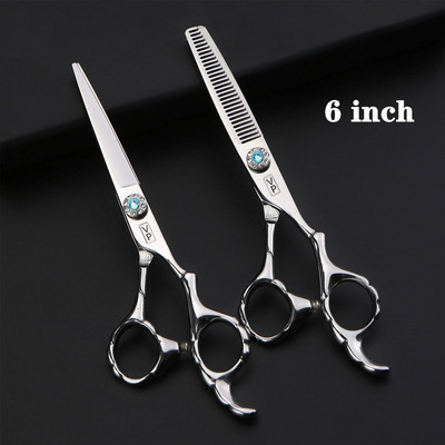 6-tollised juuksekäärid Professionaalsed juuksuri käärid juuksuri juuksekääride komplekt Salongi juukselõikus harvenduskäärid Jaapan 440C teras