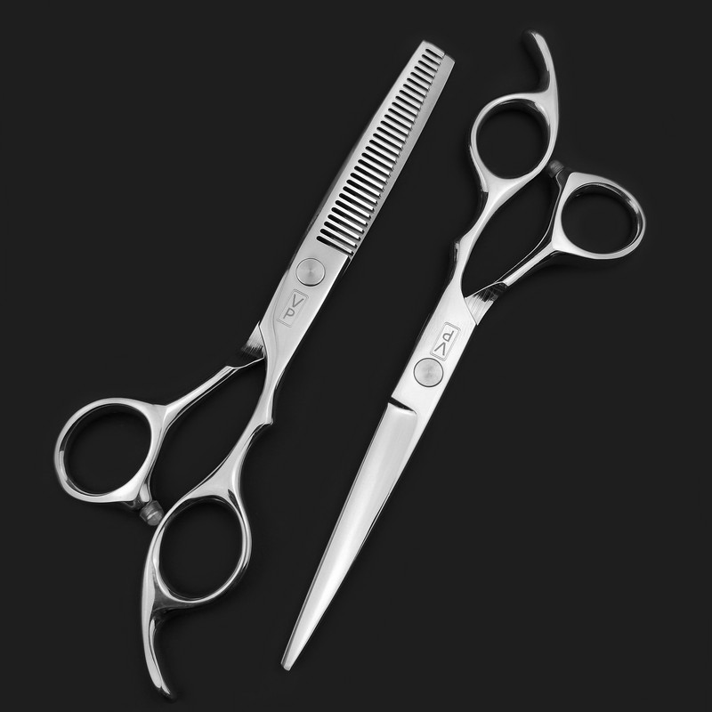 6-tollised juuksekäärid Professionaalsed juuksuri käärid juuksuri juuksekääride komplekt Salongi juukselõikus harvenduskäärid Jaapan 440C teras