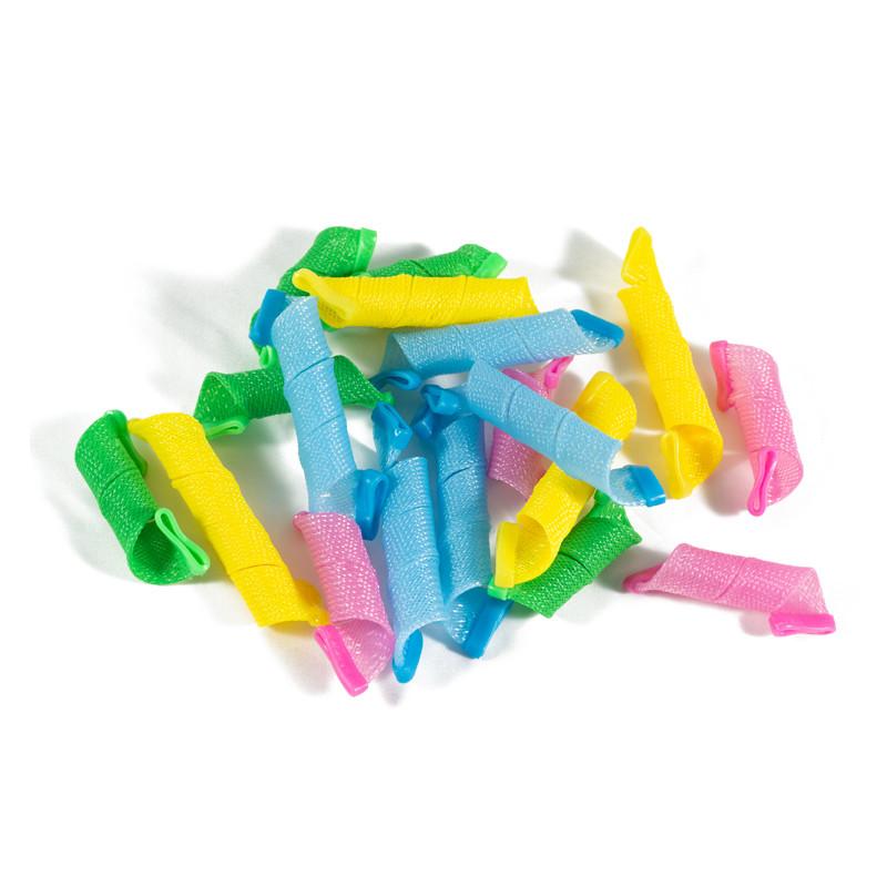 Ρολά μαλλιών Σχεδιασμός σαλιγκαριού χωρίς κυματομορφή 10/18 τεμ. 4 σπειροειδής ράβδοι στρογγυλές μπούκλες Μπουκλές μαλλιών Μαλακό ψαλιδάκι μαλλιών Bendy κύλινδροι για τα μαλλιά DIY