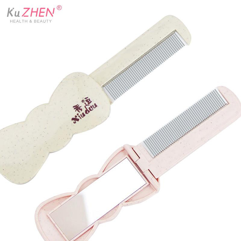 Perie de păr pliabilă Pieptene pliabil portabil Piepteni antistatici Perie de păr de călătorie Paie de grâu Instrument de coafură pliabil pentru coafură 1 buc