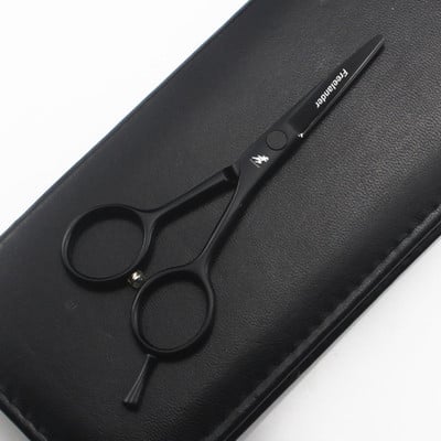 4" 5" 5,5" επαγγελματικό σετ ψαλιδιών κομμωτικής Stylist Flat Shears Thinning Scissors haircut Ψαλίδι μαλλιών μαύρης βαφής 440c
