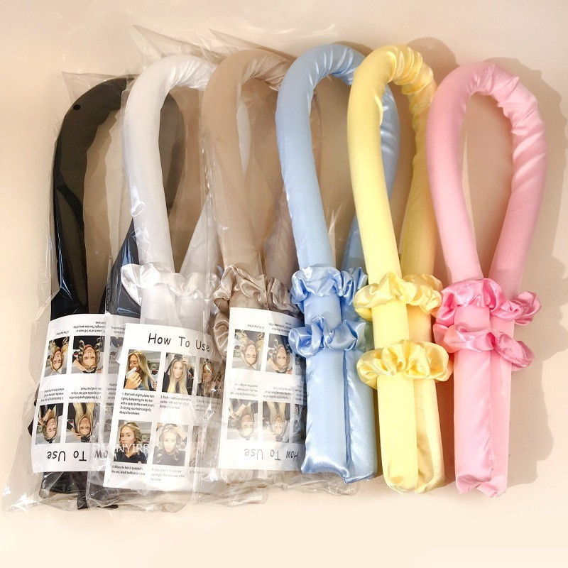 Σγουρό μπούκλα No Heat Flexi Rods Heatless μπούκλα Αξεσουάρ για styling μαλλιών για ύπνο Σετ κομμωτηρίου Rollers curlers Clip