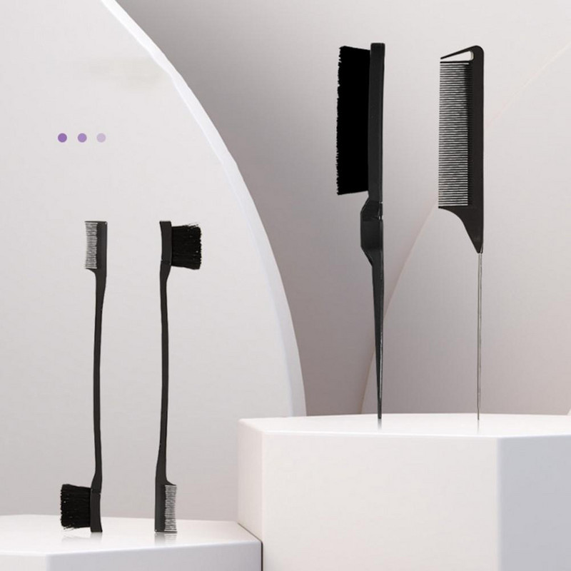 3 τεμάχια/Σετ Βούρτσα Βαφής Μαλλιάς Γρήγορης Μοντελοποίησης Ομαλή χτένα βαφής βαφής για μακριά μαλλιά