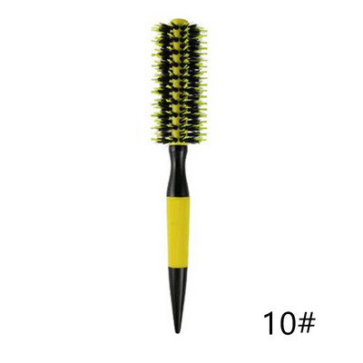 1/6 ΤΕΜ. Ξύλινη στρογγυλή βούρτσα μαλλιών με τρίχες αγριόχοιρου Mix Nylon Styling Tools Ceramics Ion Hair Brush Professional 40