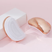 Χρυσή βούρτσα μαλλιών Γυναικεία χτένα Μασάζ που ξεμπερδεύει Αντιστατικό Περιποίηση μαλλιών Τριχωτό κεφαλής Μείωση τριχόπτωσης Εργαλείο styling Αξεσουάρ κουρείου