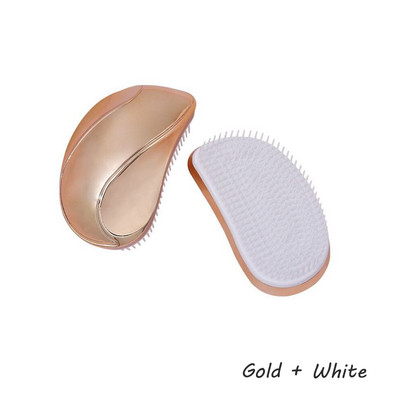 Χρυσή βούρτσα μαλλιών Γυναικεία χτένα Μασάζ που ξεμπερδεύει Αντιστατικό Περιποίηση μαλλιών Τριχωτό κεφαλής Μείωση τριχόπτωσης Εργαλείο styling Αξεσουάρ κουρείου