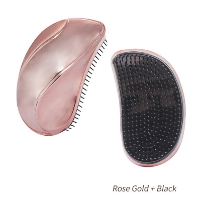 Χρυσή βούρτσα μαλλιών Γυναικεία χτένα Μασάζ που ξεμπερδεύει Αντιστατικό Περιποίηση μαλλιών Τριχωτό κεφαλής Μείωση τριχόπτωσης Εργαλείο styling Αξεσουάρ κουρείου