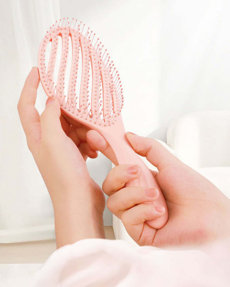 Χτένισμα για μασάζ για το τριχωτό της κεφαλής Γυναικεία χτένα για τα μαλλιά Σγουρά ξεμπερδέματα Βούρτσα μαλλιών Αξεσουάρ κουρείου Σαλόνι DIY Εργαλεία κομμωτικής