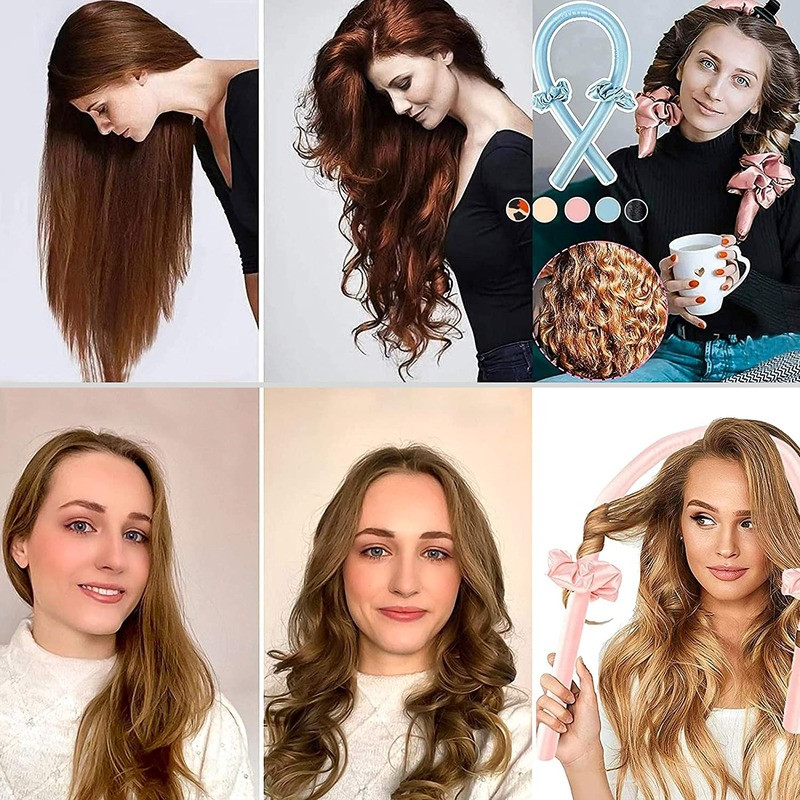 Traka za kosu bez grijanja Lazy Curler traka za kosu Čini kosu mekom i sjajnom Uvijač za kosu Frizerski alati Kovrče za kosu bez zagrijavanja