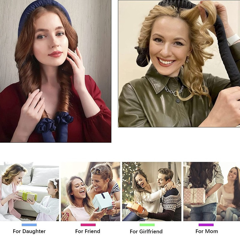 Traka za kosu bez grijanja Lazy Curler traka za kosu Čini kosu mekom i sjajnom Uvijač za kosu Frizerski alati Kovrče za kosu bez zagrijavanja