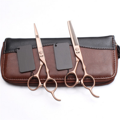 Foarfece profesionale de coafură 6,0 inci Japonia 440C Foarfece de frizer originală Foarfece de tuns pentru salon Set de foarfece de tuns