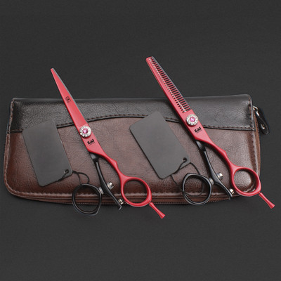 Foarfece profesionale de coafură 6,0 inci Japonia 440C Foarfece de frizer originală Foarfece de tuns pentru salon Set de foarfece de tuns