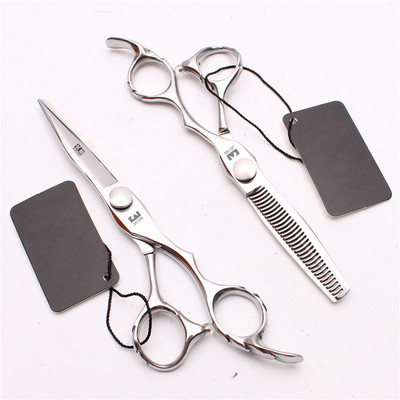 Foarfece profesionale de coafură 6,0 inci Japonia 440C Foarfece de frizer originală Foarfece de tuns pentru salon Set de foarfece de tuns