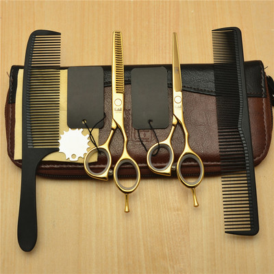 Foarfece profesionale de coafură 6,0 inci Japonia 440C Foarfece de frizer originală Foarfece de tuns pentru salon Set de foarfece de tuns