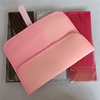 Дамска чанта за съхранение на преса за коса в сиво/розово червено Топлоустойчива подложка Преносима топлоустойчива чанта Чанта за съхранение