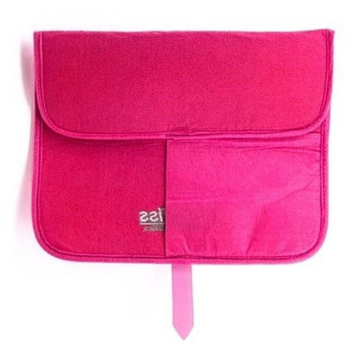 Γυναικεία τσάντα αποθήκευσης ισιώματος μαλλιών ταξιδιού Γκρι/κόκκινο ροζ Χρώμα ανθεκτικό στη θερμότητα μαξιλαράκι Φορητή τσάντα αποθήκευσης ανθεκτική στη θερμότητα