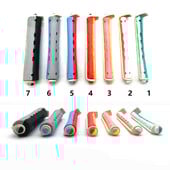 Novi set od 12 komada salonskih gumica za kosu, štapići za hladnu trajnu, uvijači, kopča za uvijanje pahuljaste valovite frizure Styling DIY