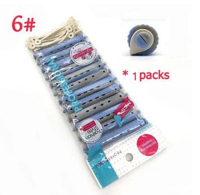 Novi set od 12 komada salonskih gumica za kosu, štapići za hladnu trajnu, uvijači, kopča za uvijanje pahuljaste valovite frizure Styling DIY