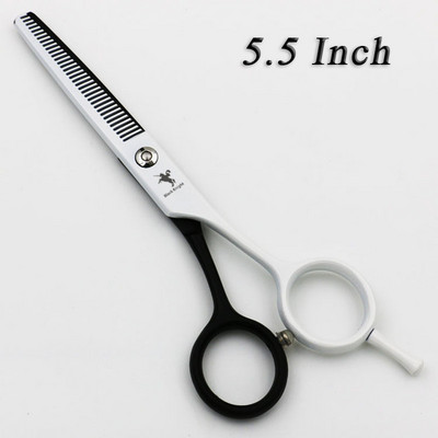 Σετ επαγγελματικών ψαλιδιών κομμωτηρίου 5,5/6 ιντσών Ψαλίδι κομμωτικής κοπής + αραίωσης υψηλής ποιότητας Προσωπικότητα σε ασπρόμαυρα στυλ