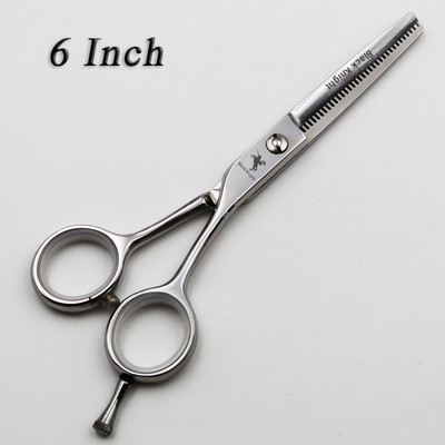 Σετ επαγγελματικών ψαλιδιών κομμωτηρίου 5,5/6 ιντσών Ψαλίδι κομμωτικής κοπής + αραίωσης υψηλής ποιότητας Προσωπικότητα σε ασπρόμαυρα στυλ