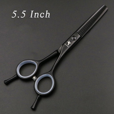 Σετ επαγγελματικών ψαλιδιών κομμωτηρίου 5,5/6 ιντσών Ψαλίδι κομμωτικής κοπής + αραίωσης υψηλής ποιότητας Προσωπικότητα σε ασπρόμαυρα στυλ