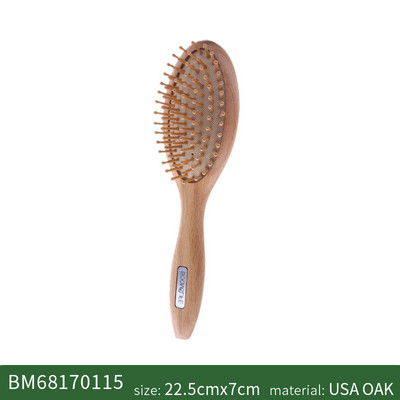 Brosse Massage Cuir Chevelu fa hajkefe női széles fogú hajfésűk fejbőr masszázs hajkefe fa fésű fodrász kiegészítők