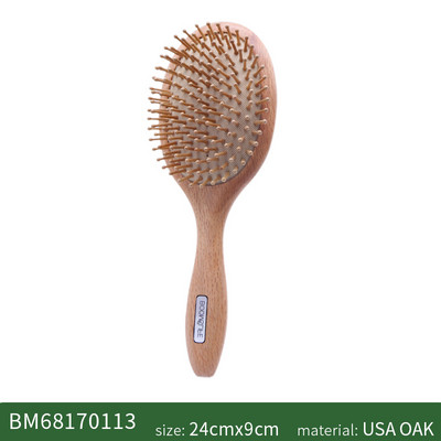 Brosse Massage Cuir Chevelu fa hajkefe női széles fogú hajfésűk fejbőr masszázs hajkefe fa fésű fodrász kiegészítők