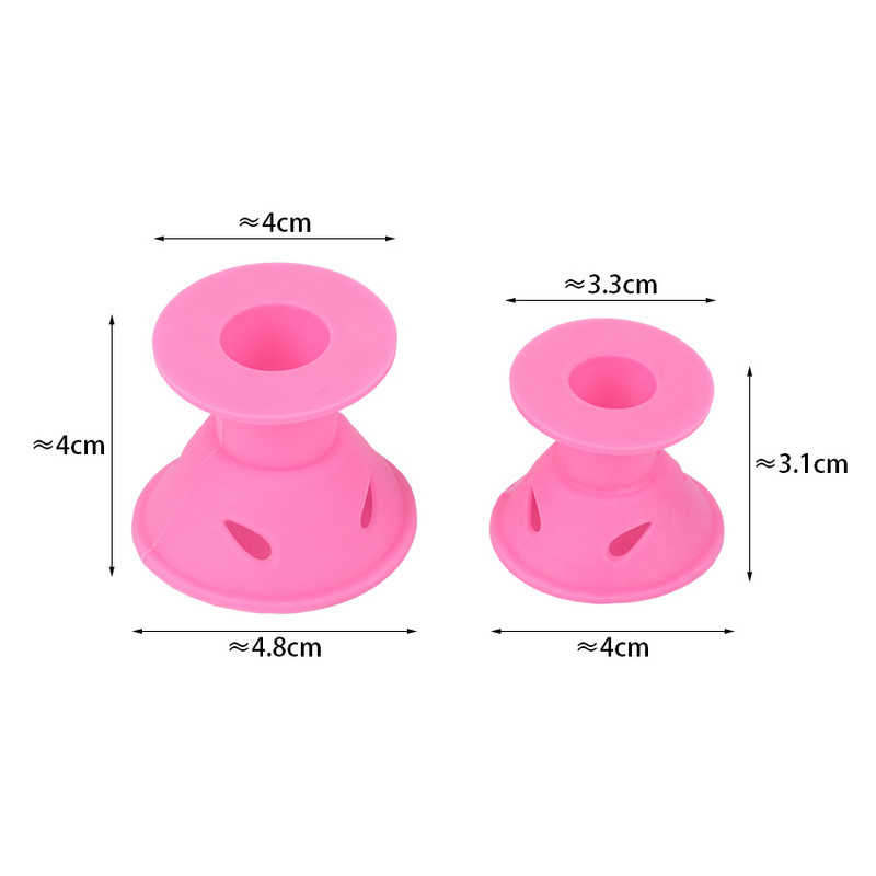 10 tk/komplekt Magic juuksehooldusrullid Pehme silikoonist juuksekoolutaja ilma kuumuseta, ilma klambrita juuste lokkimise meisterdamise tööriist lokirullidega juustele