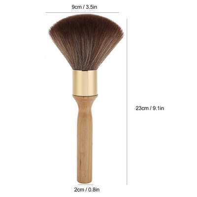 Professzionális Fodrász Duster Nyak Arckefek Hajtisztítás Puha Fekete Hajkefe Szalon Vágás Fodrászat Styling Készíts Eszközök