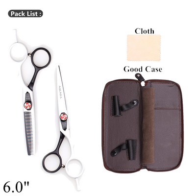 Profesionalios plaukų žirklės 5,5" 6,0" AQIABI Japan 440C ploninimo žirklės Kirpykla Plaukų kirpimo žirklės kirpimo žirklės A1018