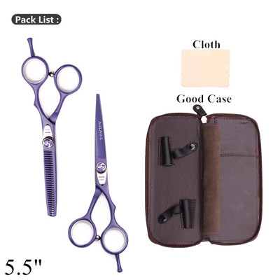 Profesionalios plaukų žirklės 5,5" 6,0" AQIABI Japan 440C ploninimo žirklės Kirpykla Plaukų kirpimo žirklės kirpimo žirklės A1018