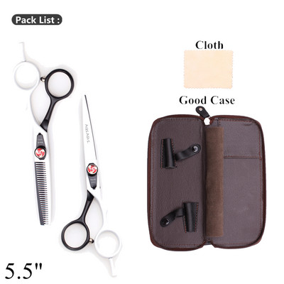 Profesionalios plaukų žirklės 5,5" 6,0" AQIABI Japan 440C ploninimo žirklės Kirpykla Plaukų kirpimo žirklės kirpimo žirklės A1018