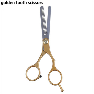 Frizerske škare 6,0 inča zlatne profesionalne brijačnice od nehrđajućeg čelika za šišanje kose škare za stanjivanje kose Set frizerskih škara