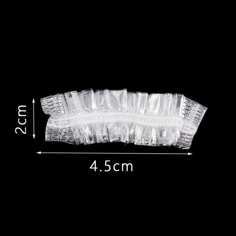 100vnt vienkartinis ausų užvalkalas, vandeniui atsparus ausų apsaugas plaukams dažyti vonioje dušas ausinės kepuraitės kirpyklos kirpyklos priedai