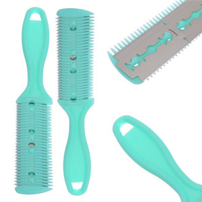 1 tk Juukselõikamiskamm Juukseharjad žiletiteradega Juukselõikur Lõikamisharvendustööriist Juuksuri tööriist Juuksuri Juuksuri kamm