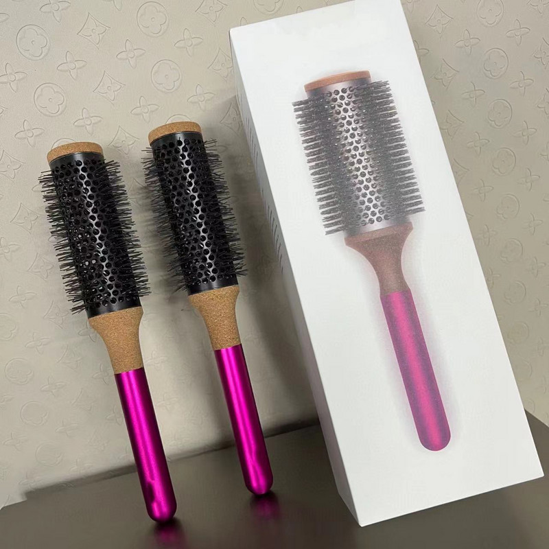 Ventiliuojamų statinių šukų šepečio priedai, skirti Dyson geležies ir fuksijos 35 mm statinei su apvaliais šereliais