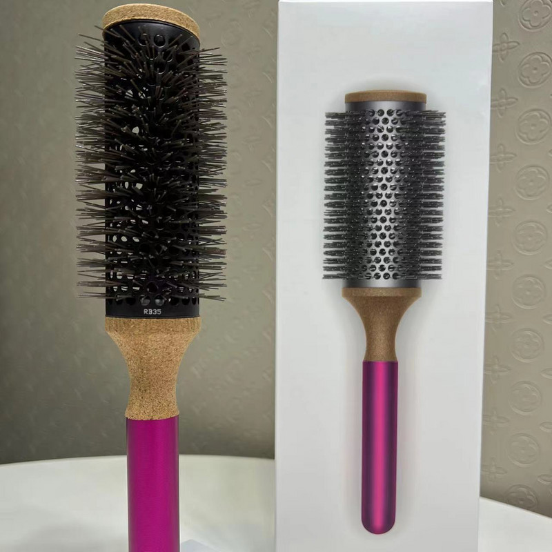 Ventiliuojamų statinių šukų šepečio priedai, skirti Dyson geležies ir fuksijos 35 mm statinei su apvaliais šereliais