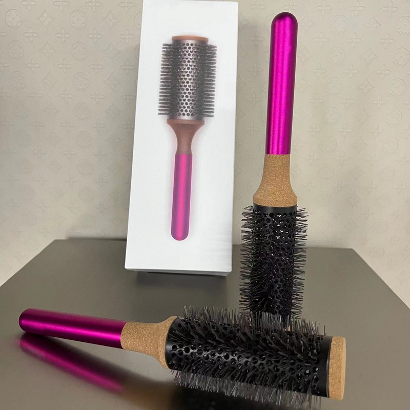 Ventiliuojamų statinių šukų šepečio priedai, skirti Dyson geležies ir fuksijos 35 mm statinei su apvaliais šereliais