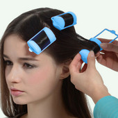 12gb Magic Hair Curler Sūklis putu spilvens Riteņu lokotājs frizieru rīks Sūklis kērlings nesāpēs matu lokotājs