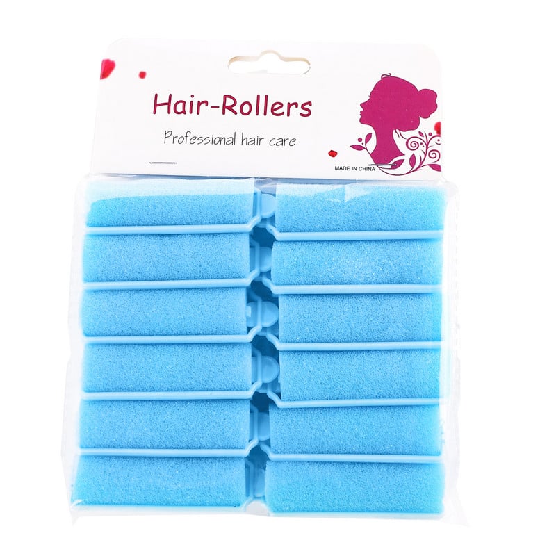 12gb Magic Hair Curler Sūklis putu spilvens Riteņu lokotājs frizieru rīks Sūklis kērlings nesāpēs matu lokotājs