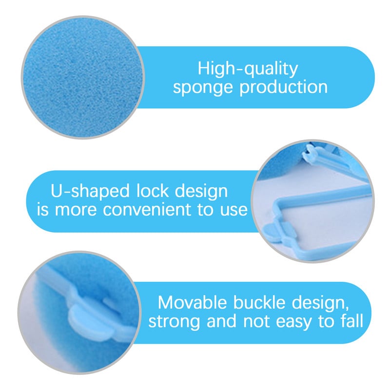 12gb Magic Hair Curler Sūklis putu spilvens Riteņu lokotājs frizieru rīks Sūklis kērlings nesāpēs matu lokotājs